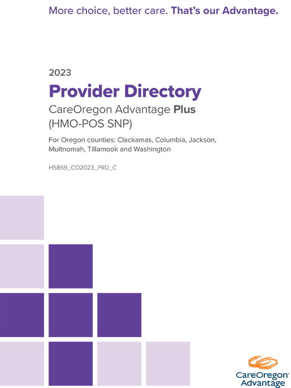 CareOregon Advantage Plus Provider Directory 2023