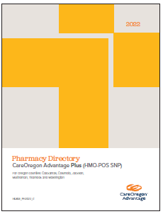 CareOregon 2022 Pharmacy Directory